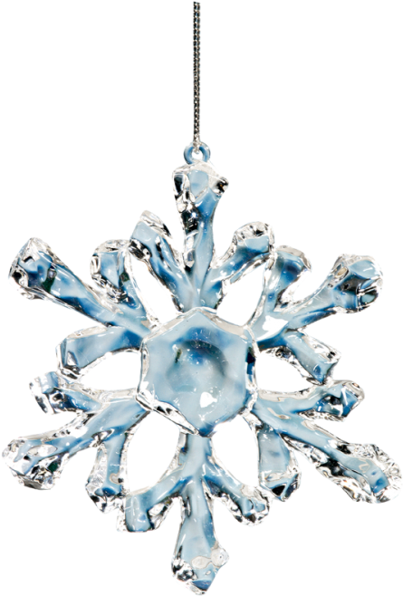 Ice Crystal Ornament - Ice (643x800), Png Download
