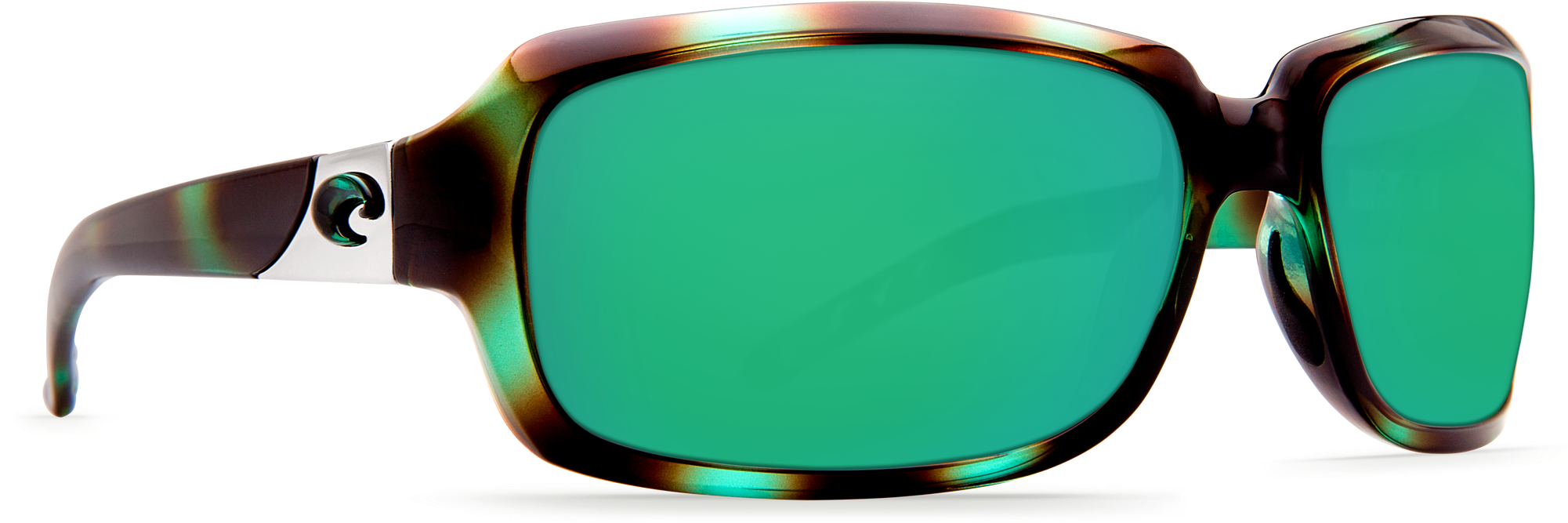 Costa Del Mar Isabela Sunglasses In Shiny Seagrass, - Costa Del Mar Sunglasses Isabela Polarized Ib Ogglp (2000x1000), Png Download