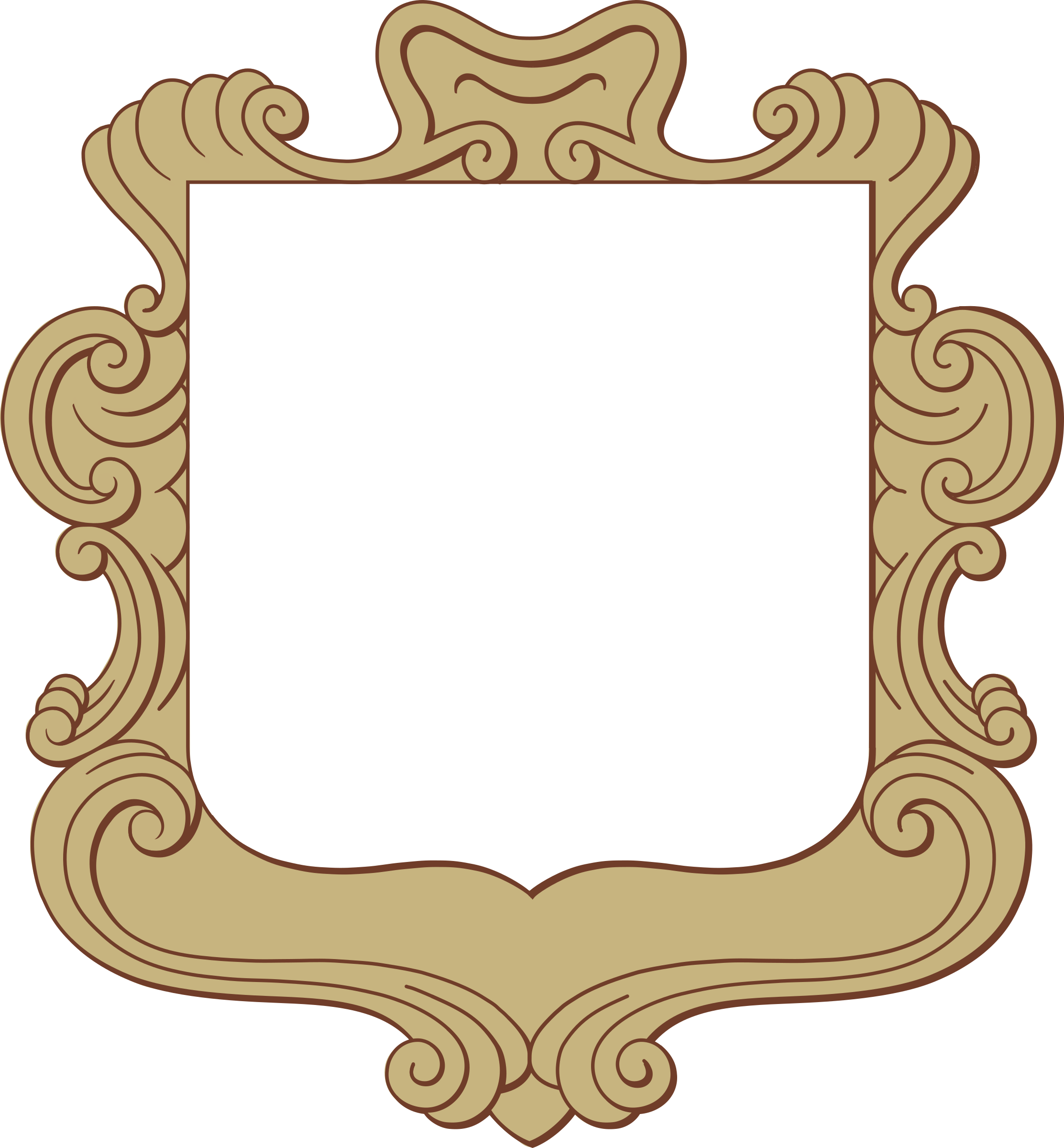 Ornate Frame Png - Andora Coat Of Arms (742x800), Png Download