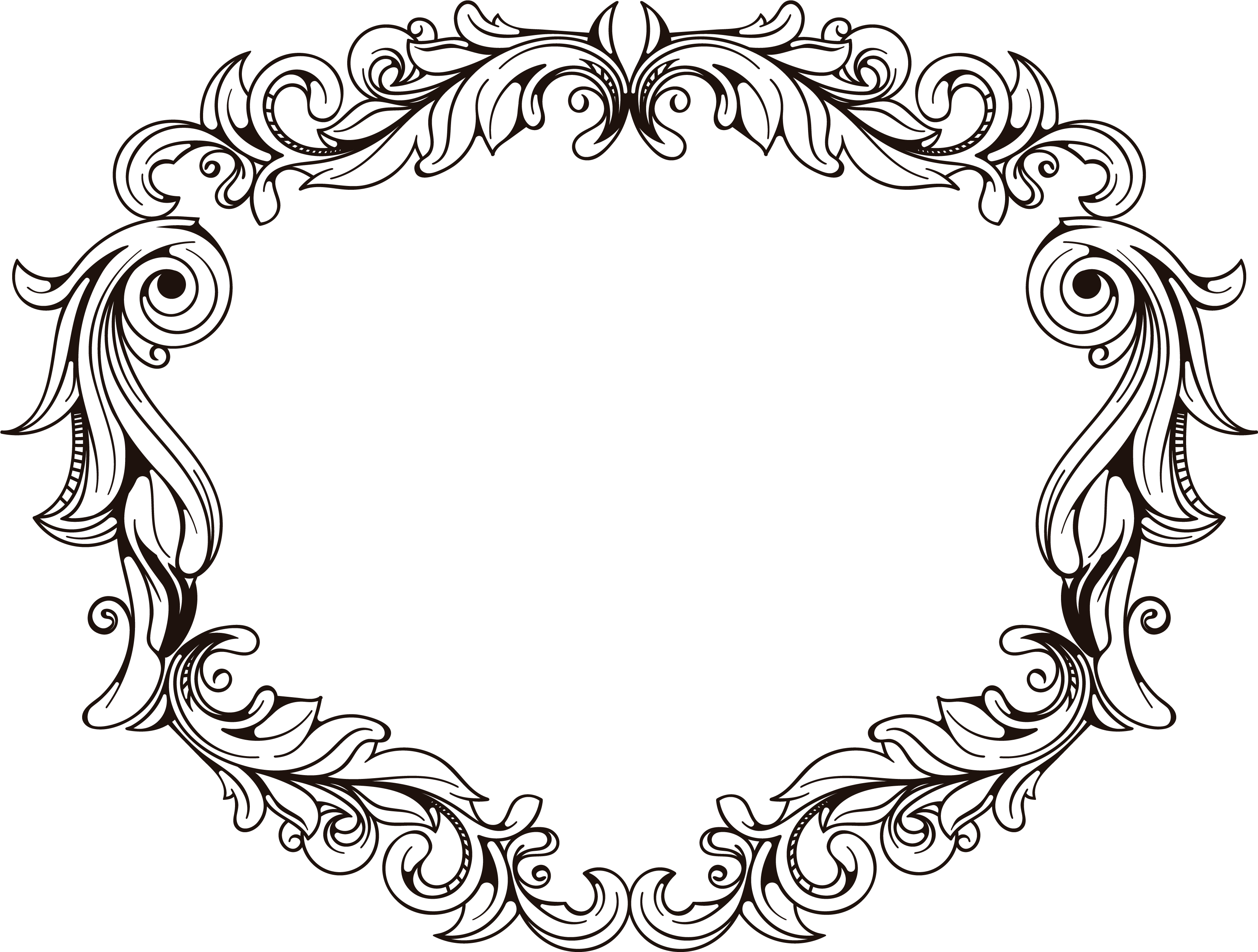 Free Gorgeous Ornate Frames Fptfy 5 3,600×2,836 - Chianti West Ealing (3600x2836), Png Download