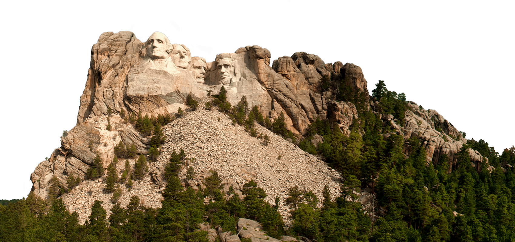 Mount Rushmore In South Dakota Is Another Midwest Must - Mount Rushmore (1700x799), Png Download