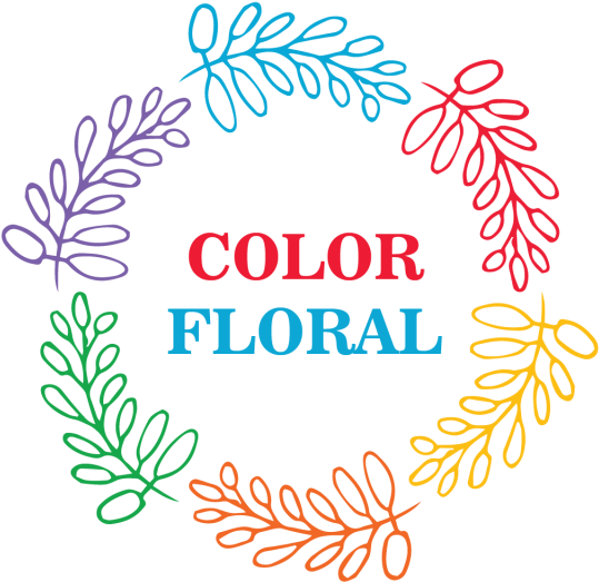 Colorful Abstract Adornos Florales Con Corona Placa - Wreath (640x640), Png Download
