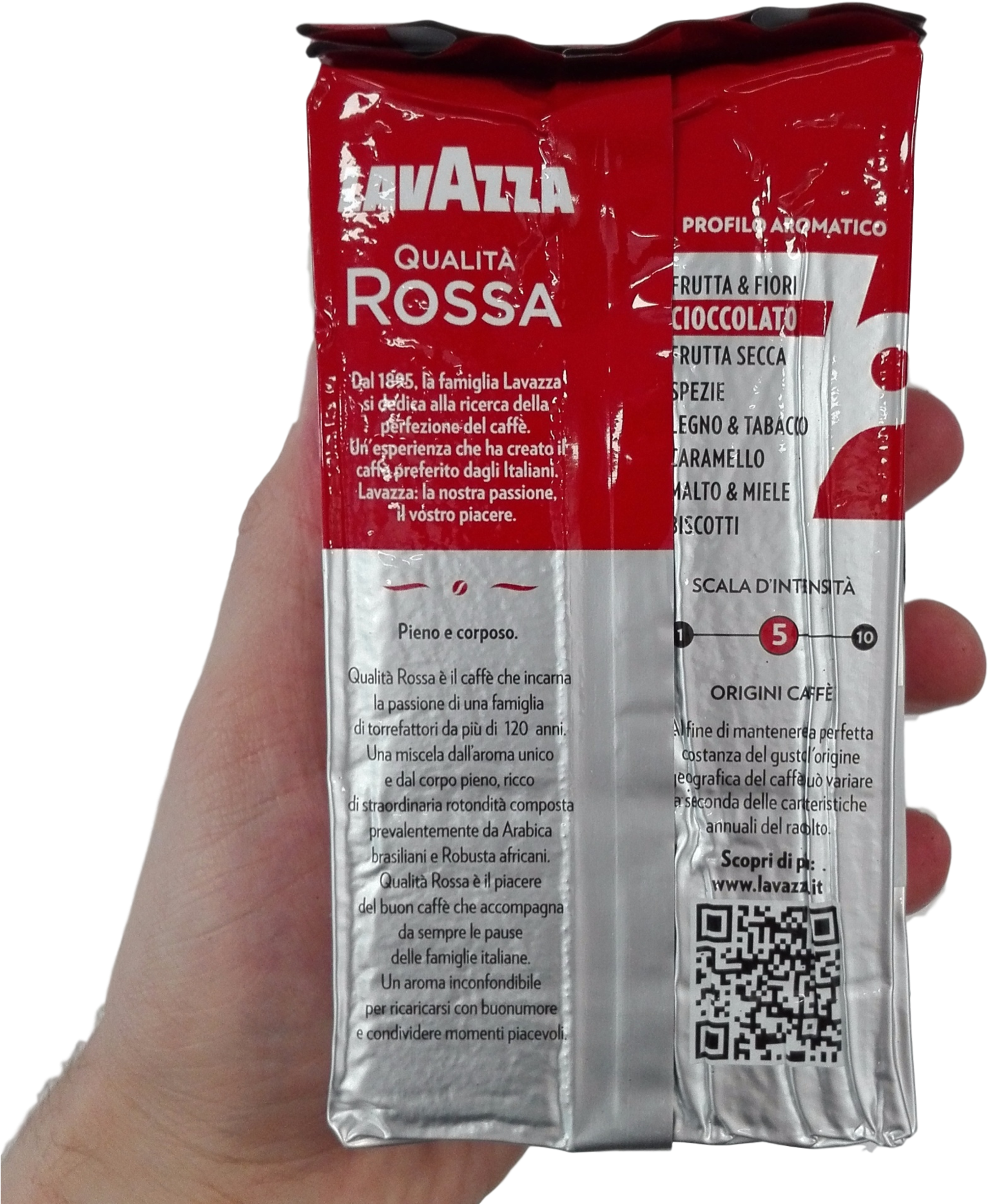 Lavazza Ground Coffee Gr 250 Rossa Red X - Lavazza (2000x2000), Png Download