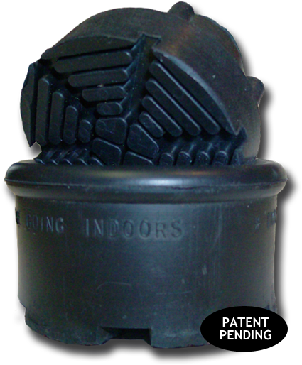 Snowboots™ Are Non-slip Crutch Tip Covers For Rainguard™ - Belt (600x600), Png Download