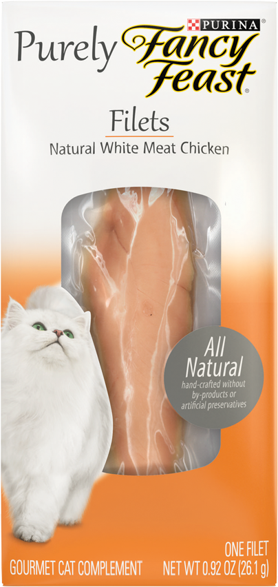 Fancy Feast Purely Filets - Purely Fancy Feast Filets (800x1000), Png Download