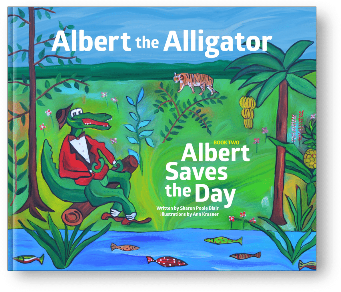 Albert The Alligator Book 2 Cover - Illustration (1440x1440), Png Download