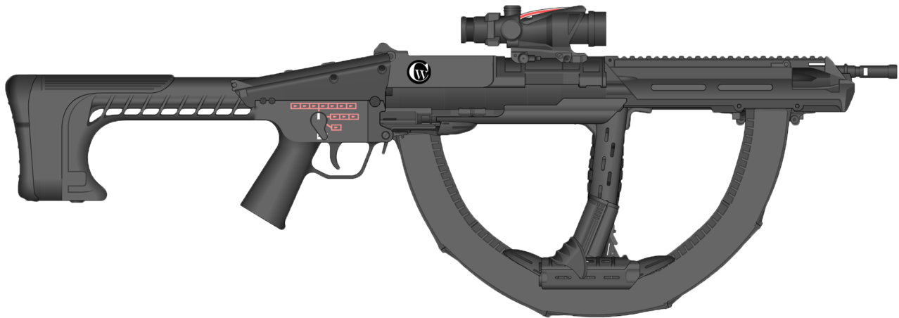 Graphic Transparent Stock Protosemi Mag X Mm Lmg By - Lmg Mag (1280x507), Png Download