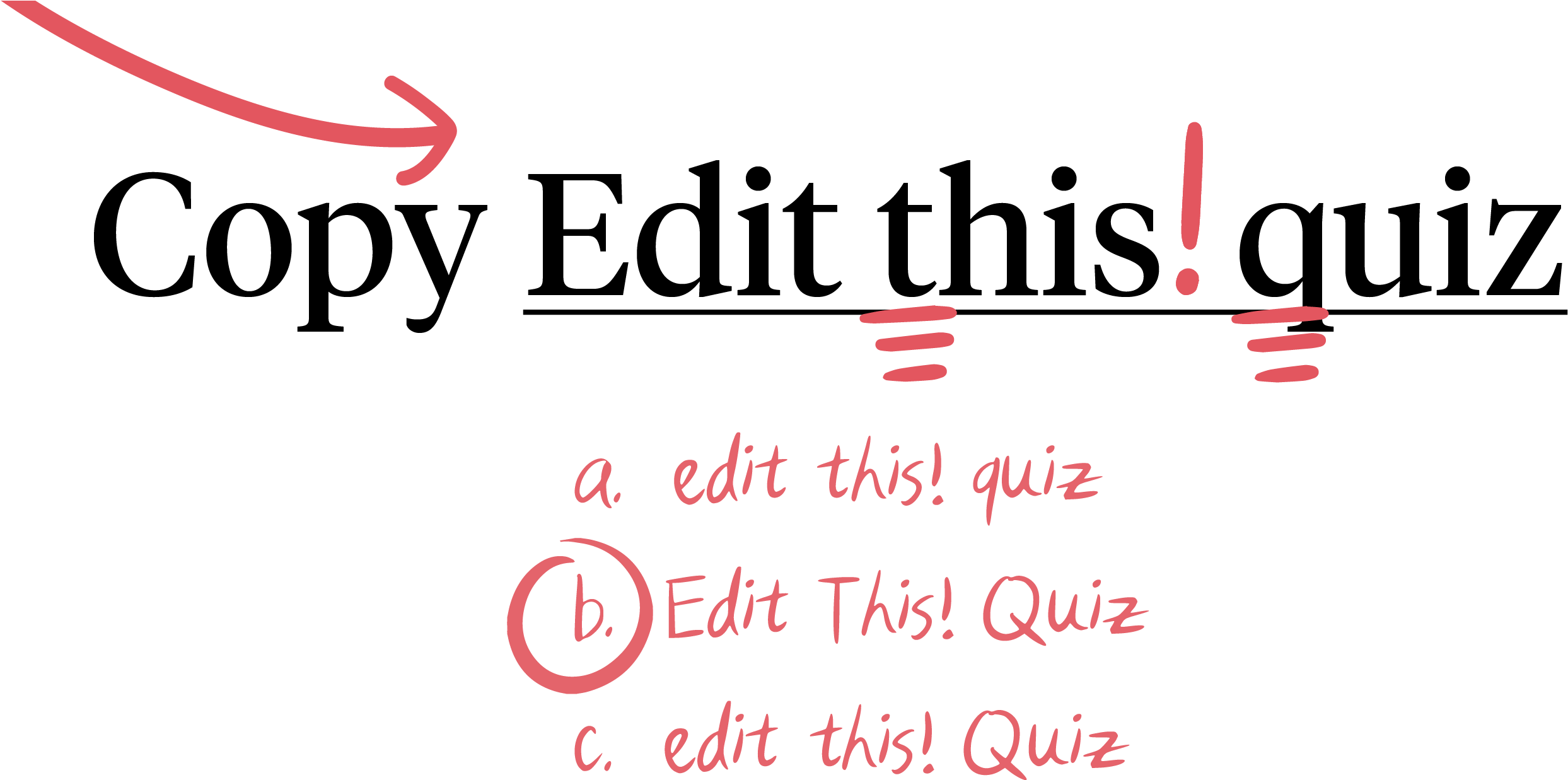 Copy Edit This Quiz - Calligraphy (2700x1381), Png Download