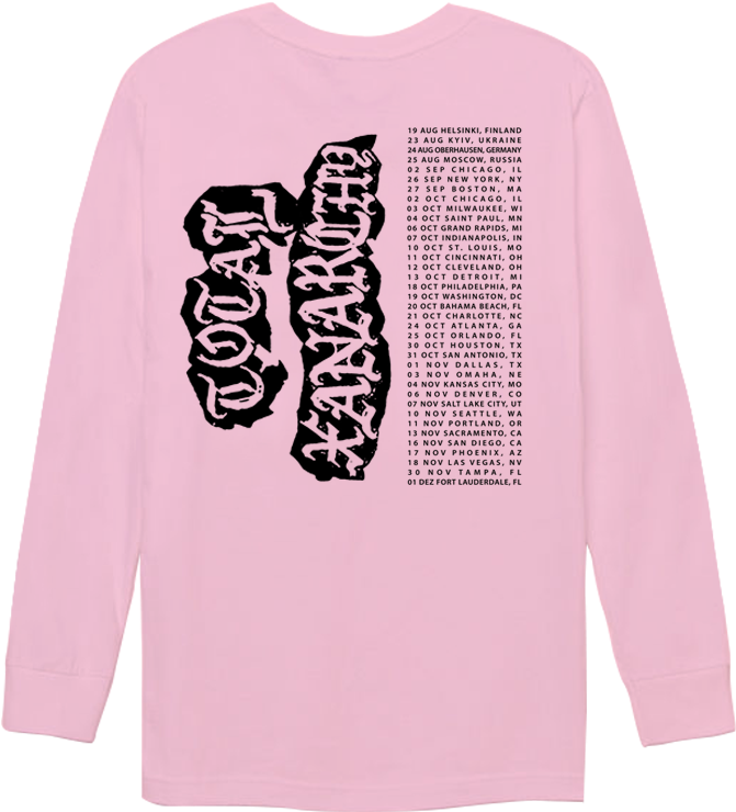 Metal Tour Ls - Long-sleeved T-shirt (848x848), Png Download