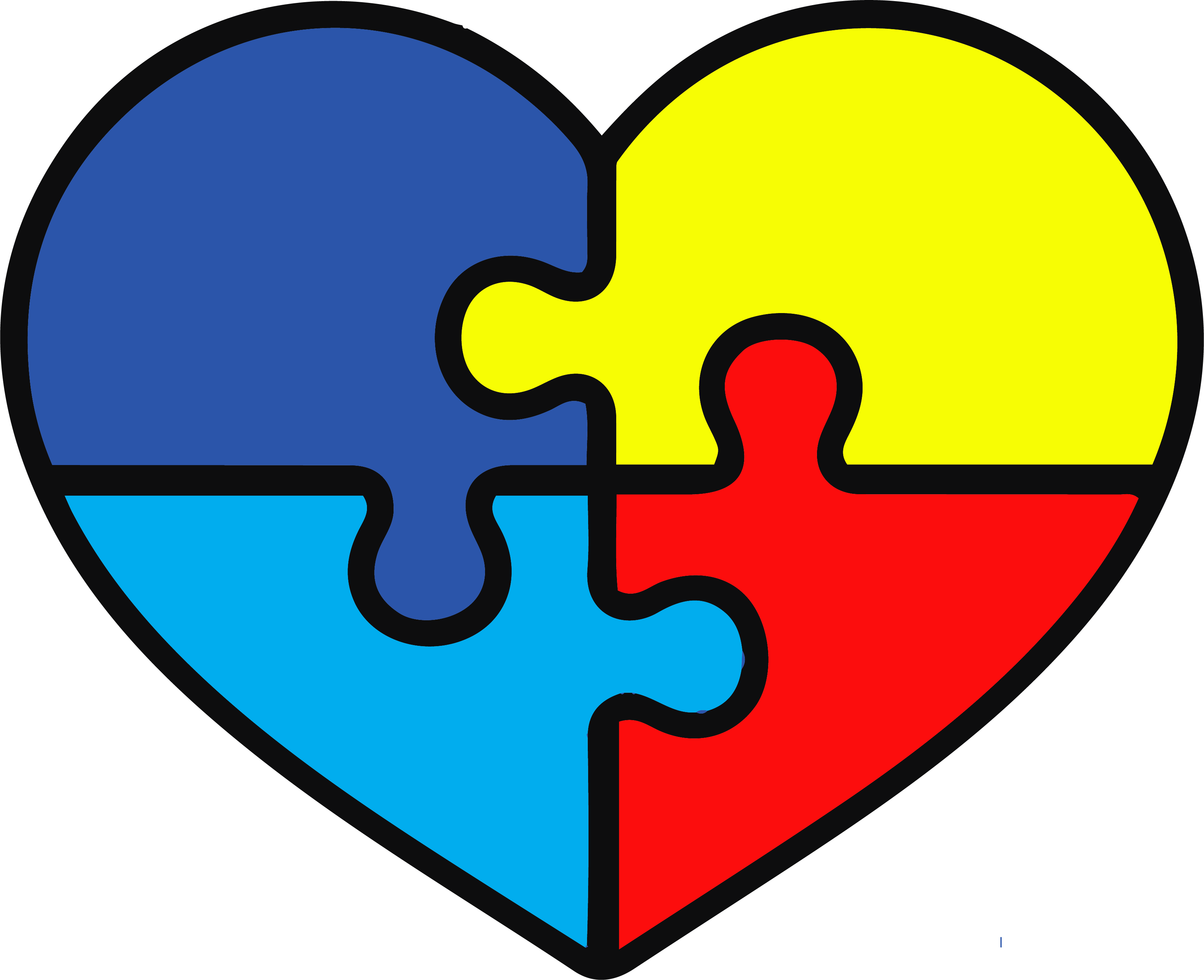 Autism Heart Puzzle Svg (3304x2689), Png Download