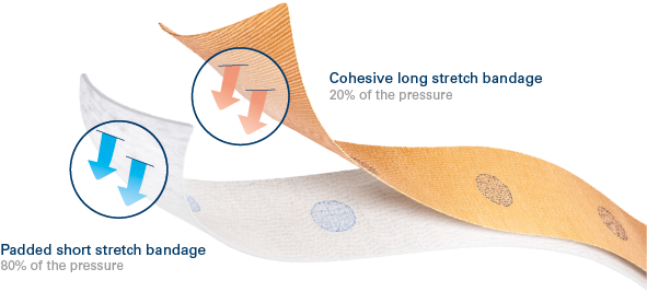 Association Of A Short Stretch Bandage That Provides - Cartoon (1123x794), Png Download