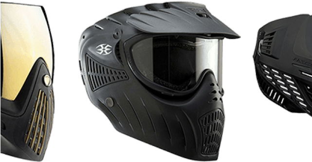Drawn Masks Paintball - Motorcycle Helmet (640x480), Png Download