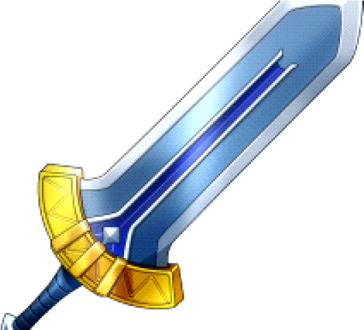 Sword Clipart Greatsword - Blue Greatsword Transparent (640x480), Png Download