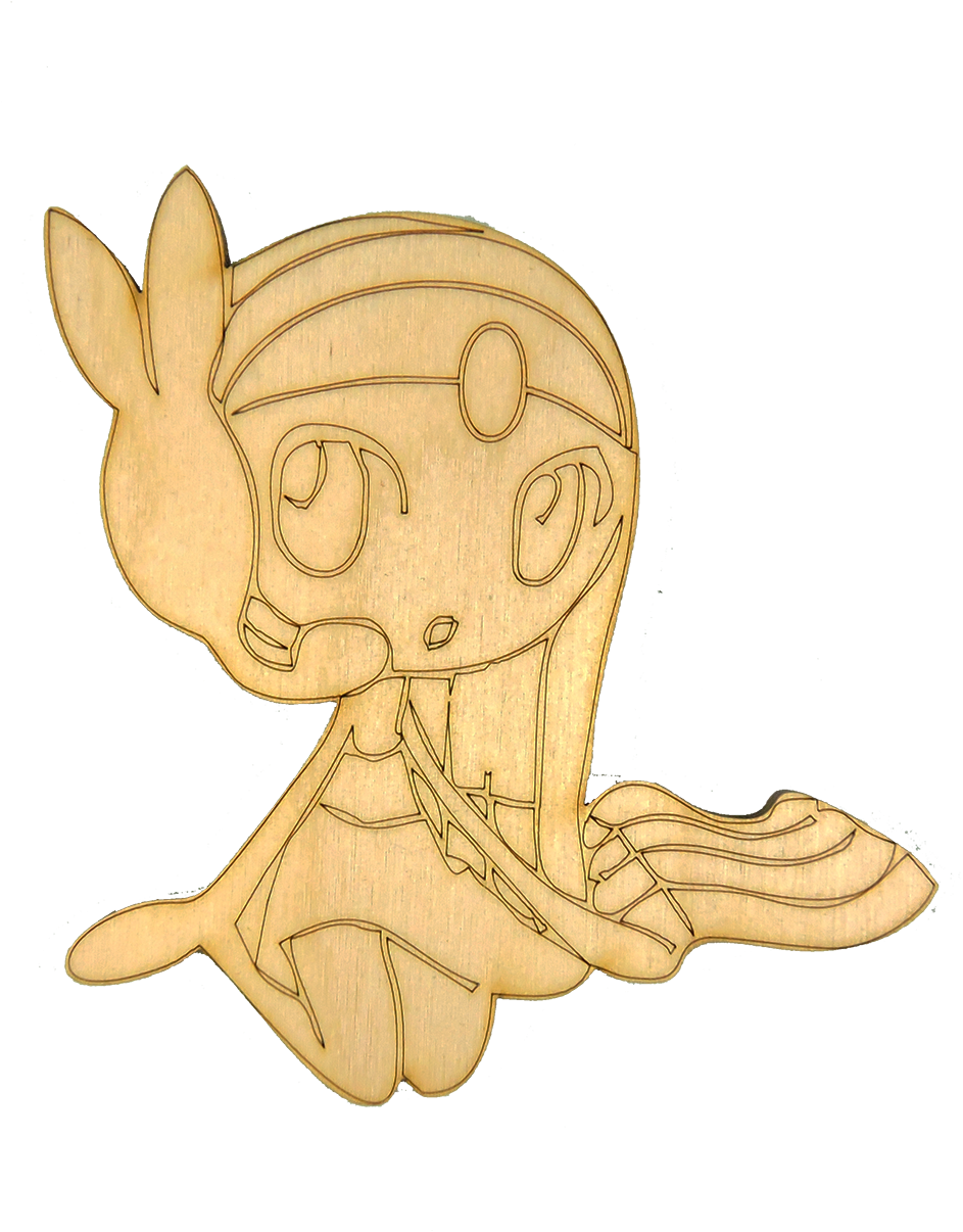 Pokemon Meloetta - Cartoon (1772x1329), Png Download