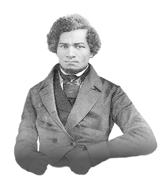 Exploring The Theory And History Of - Frederick Douglass Nat Turner (595x637), Png Download