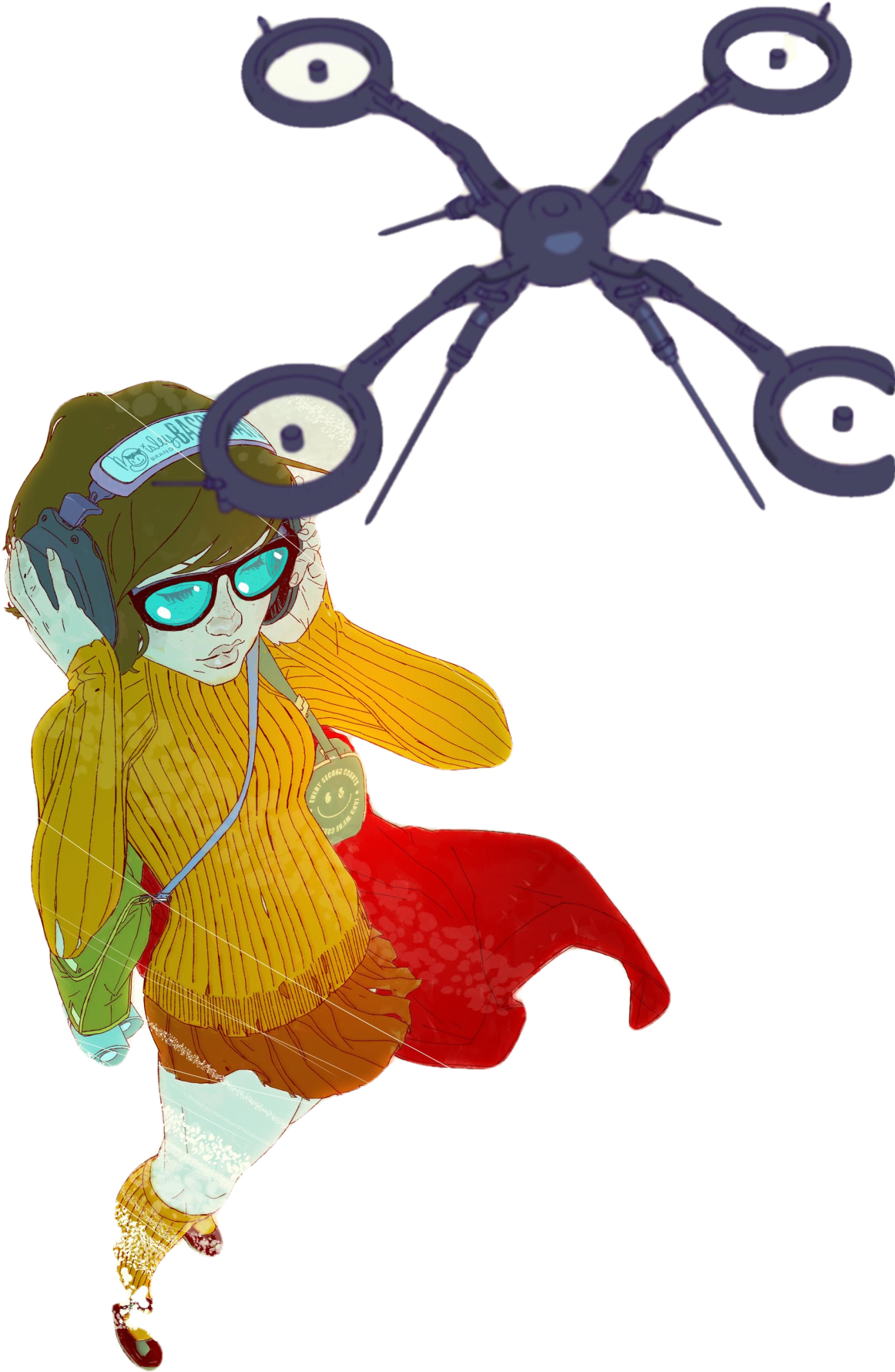 Scooby Apocalypse Vol 1 1 Caldwell Velma Textless Variant - Scooby Doo Apocalypse Variant Covers (1239x1920), Png Download