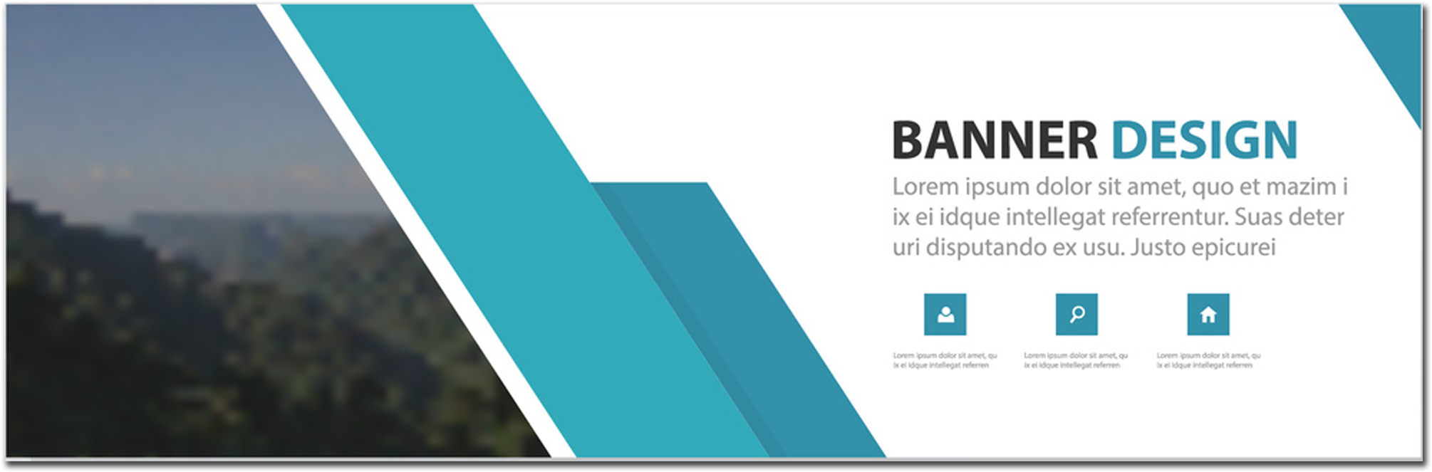 Banner Design - Horizontal Banner Template (2048x2048), Png Download