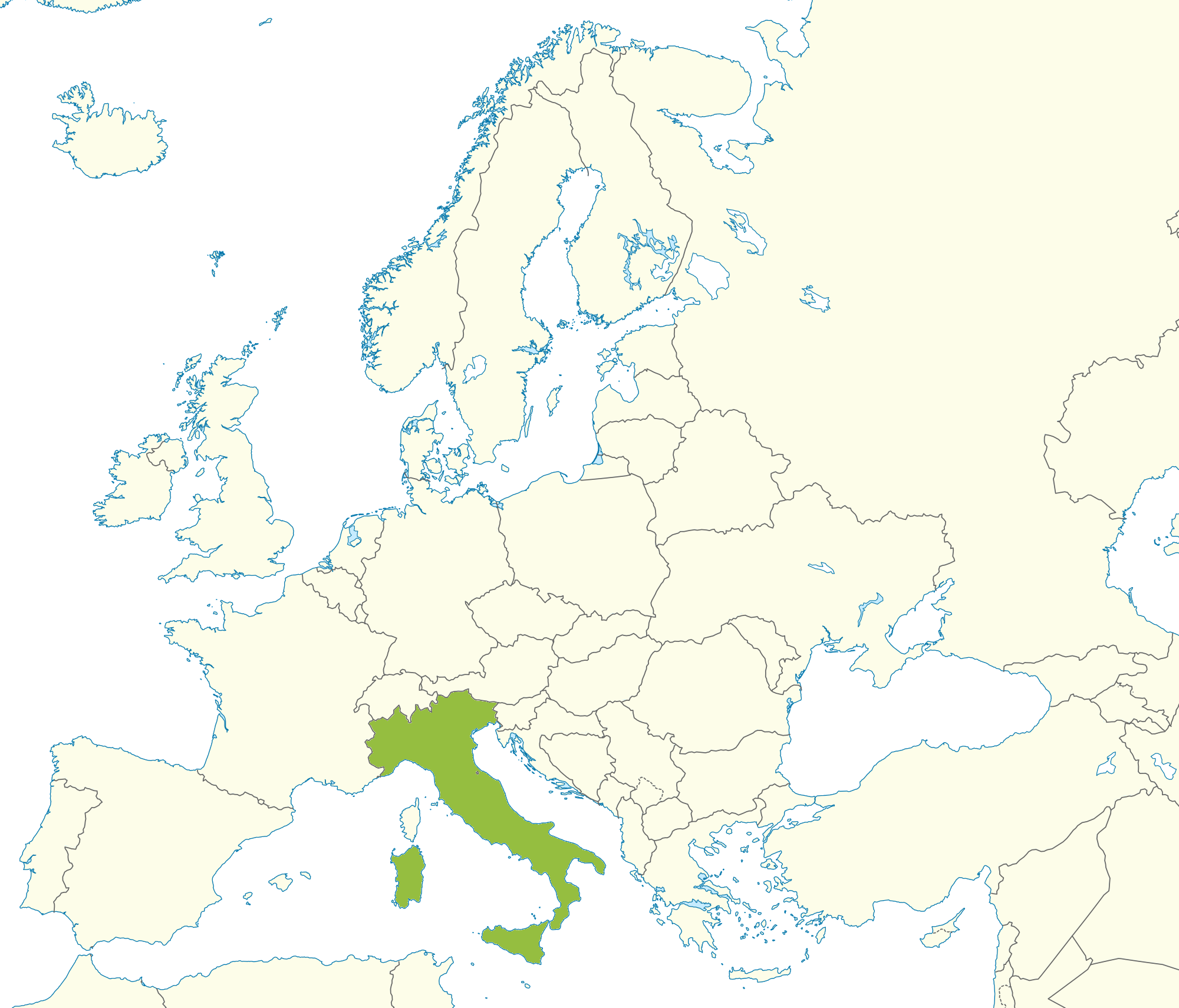 T - N - A - Offer - Map Of Europe After The Cold War (2000x1710), Png Download