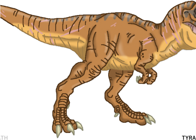 Drawn Tyrannosaurus Rex Indominus Rex - Lesothosaurus (640x480), Png Download