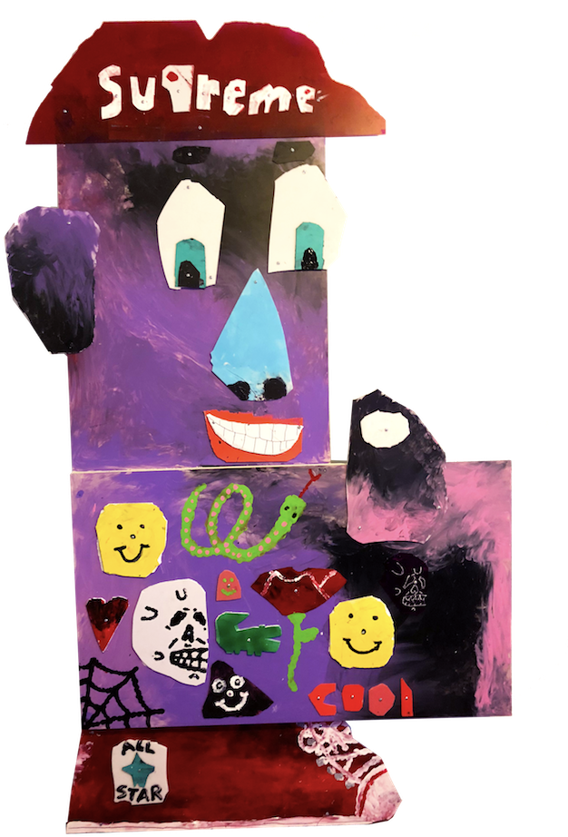 Supreme, Yo Wood, Plastic, Pvc, White-out, Mirror, - Illustration (720x960), Png Download