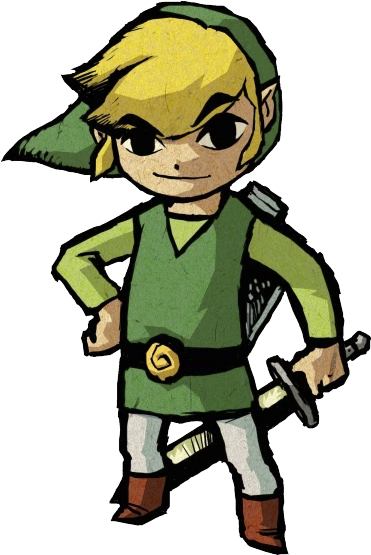 The Wind Waker - Legend Of Zelda Four Swords Link (800x600), Png Download
