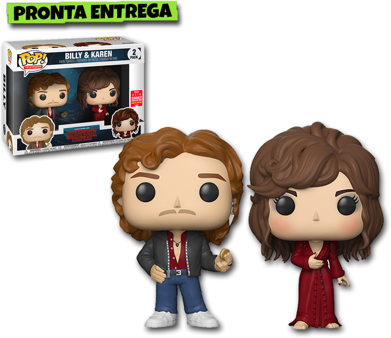 Billy E Karen Sdcc - Stranger Things Billy And Karen Funko Pop (800x800), Png Download