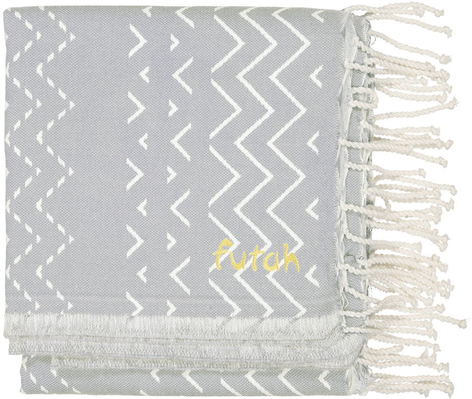 Futah Barra Premium Xl Beach Towel Grey - Fouta Towel (1020x889), Png Download