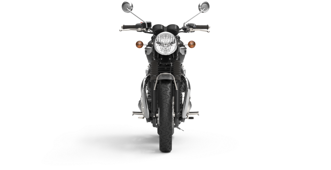 The T100 Has Its Own Distinctive Character, Enhanced - Triumph Bonneville T100 Frontal (1150x647), Png Download