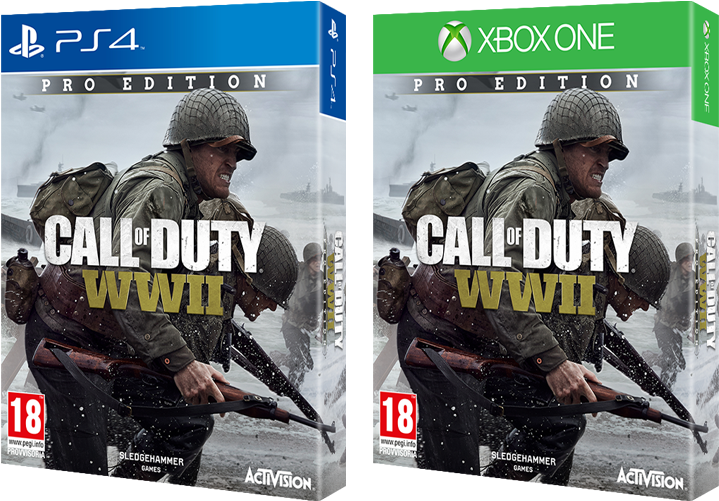 La Pro Edition Di Call Of Duty® - Call Of Duty Ww2 Prix Xbox One (800x655), Png Download