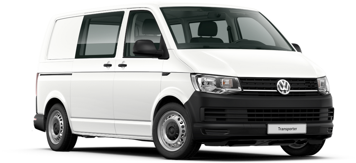 Vw Transporter Van Plus - Vw Transporter Kombi T6 (1800x1013), Png Download