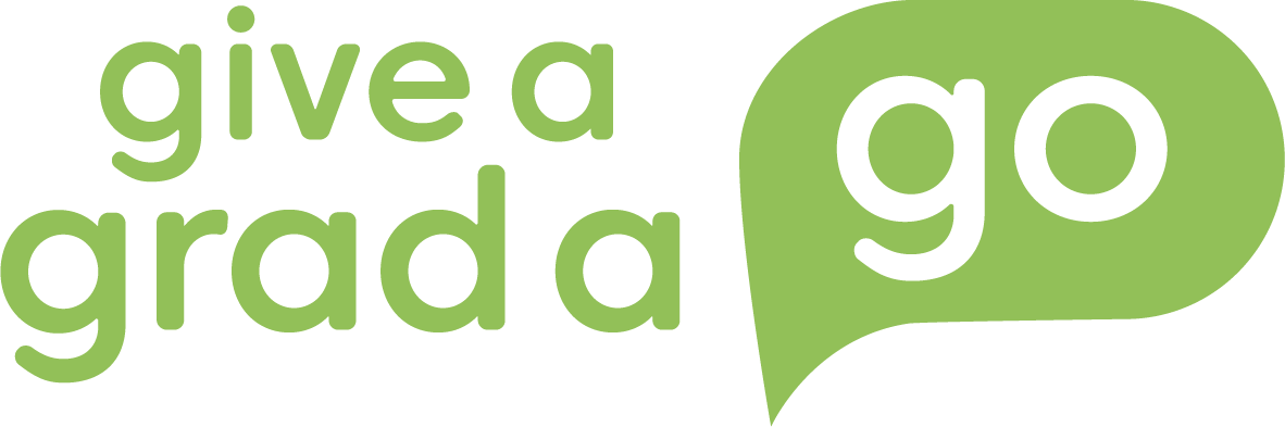 Give A Grad A Go Logo (1182x393), Png Download