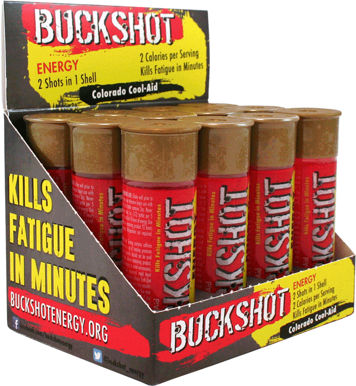 Buckshot Energy Drink - Ammunition (720x780), Png Download
