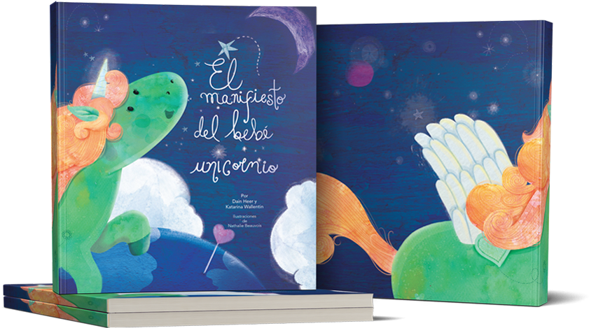 Livro Infantil Do Unicórnio (900x500), Png Download