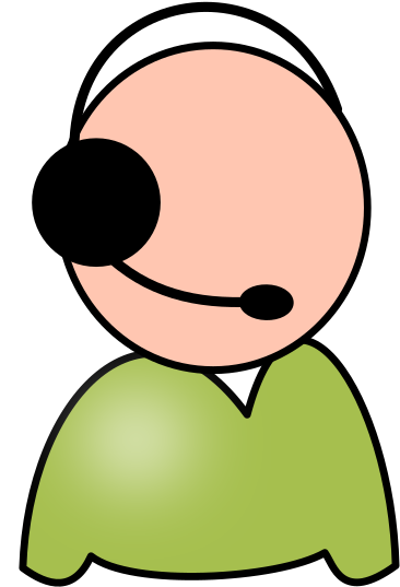 Clipart Servicedesk Employee - Service Desk Clipart (566x800), Png Download