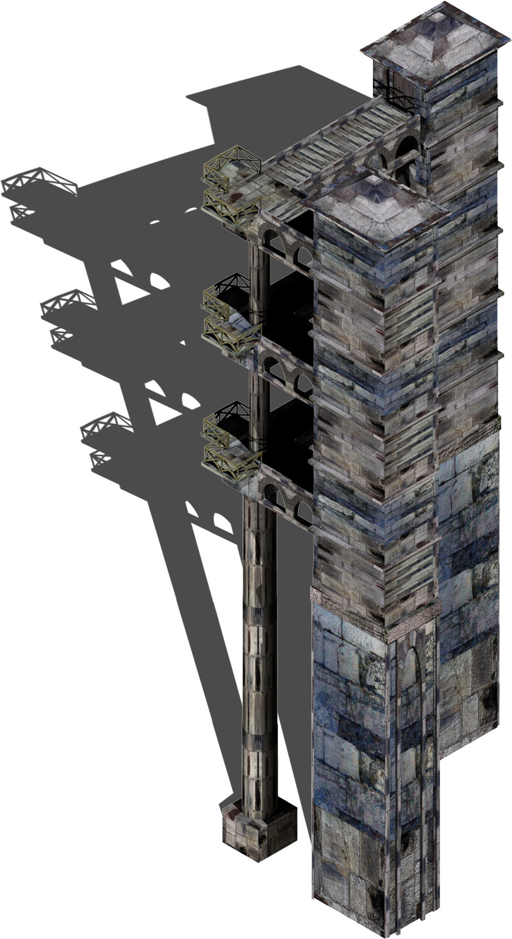 Tc Bridgeapartments Dgw-c - Observation Tower (1038x1902), Png Download