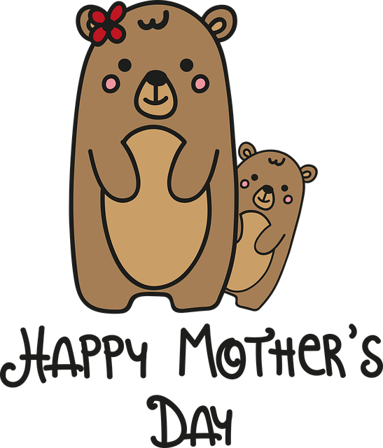 Mensajes Por El Dia De La Madre - Dia De La Madre Osito (547x640), Png Download