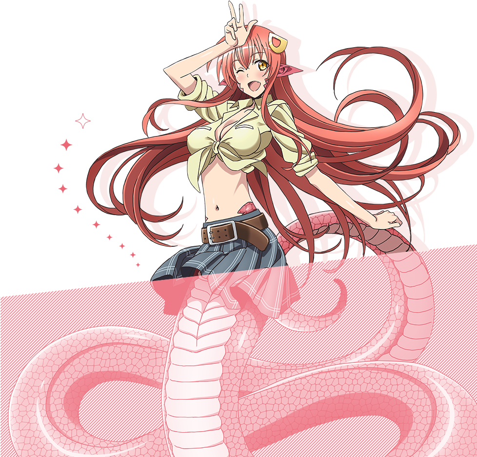 Half Human Half Snake Anime (977x957), Png Download