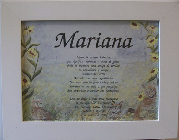 Significado Do Nome Pessoal Simples Moldura Branca - Picture Frame (591x591), Png Download