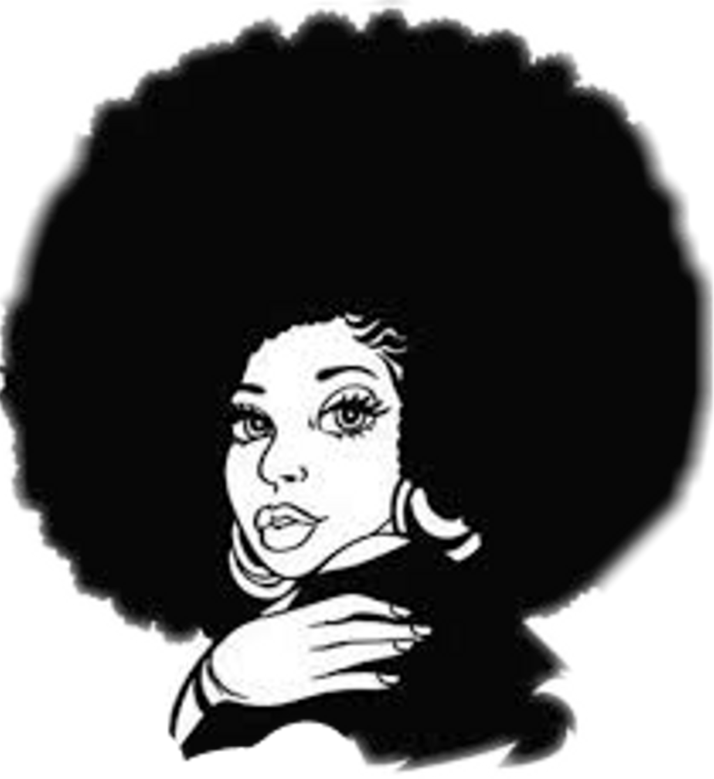 Afro Black Queen Blackgirl Ebony Melanin Chynathedoll Afro Girl Clip Art Full Size Png Download Seekpng