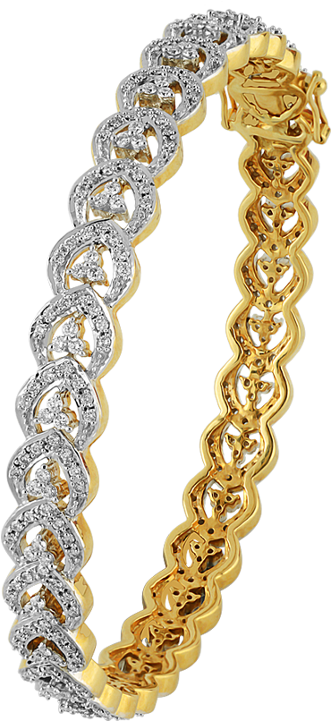 Orra Diamond Bangle - Body Jewelry (1200x1000), Png Download