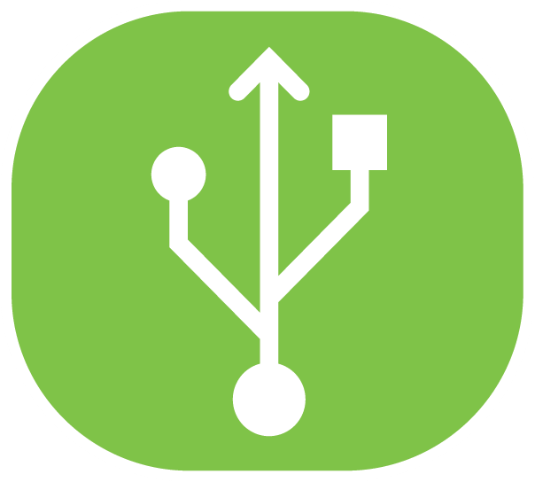 Enter Your Site Id And We Will Automatically Redirect - Usb Icon White (604x544), Png Download