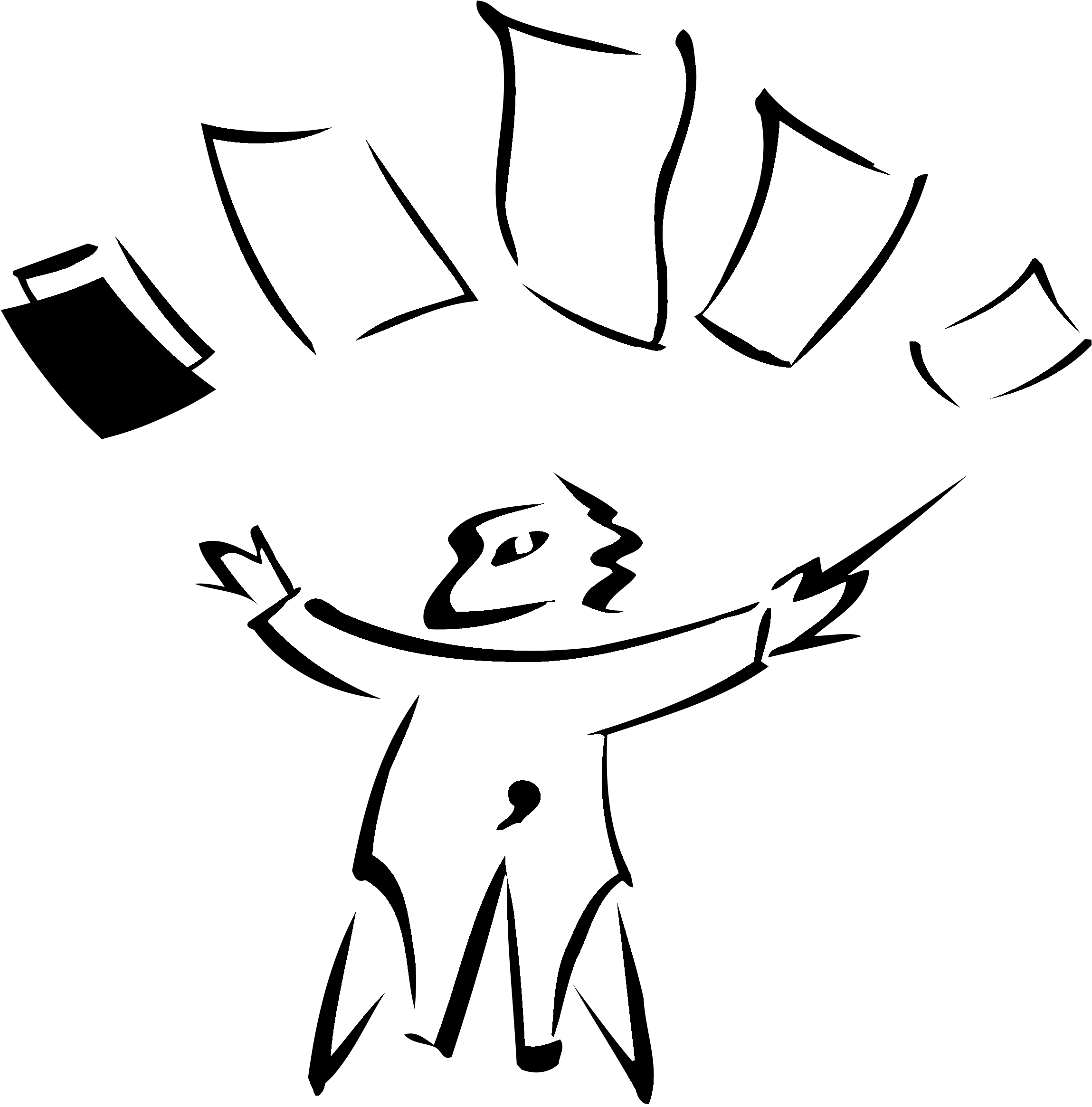 Maestro Logo Black And White - Maestro Clipart (2400x2400), Png Download