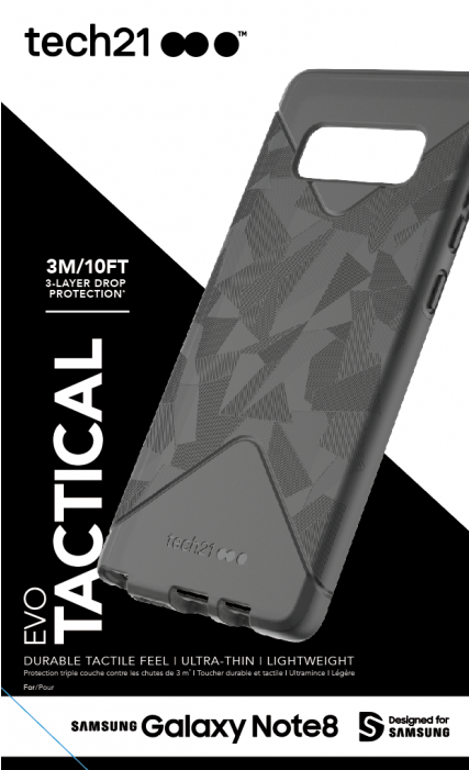 Tech21 Evo Tactical Note 8 (700x700), Png Download