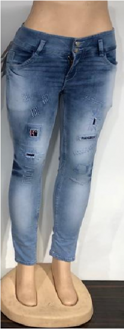 Janglibilli Ladies Designer Jeans - Pocket (500x667), Png Download