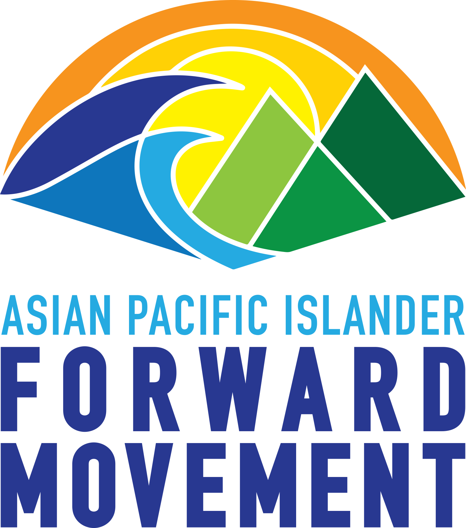 Apifm Logo-full Color - Asian Pacific Islander Forward Movement (1528x1729), Png Download