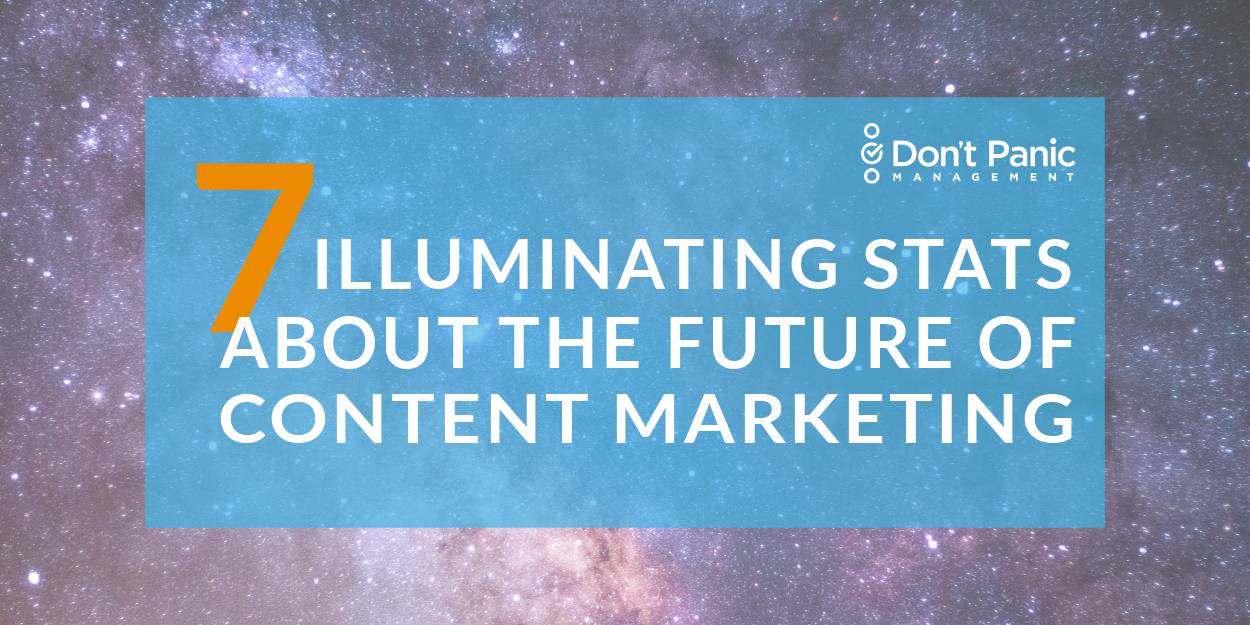 7 Illuminating Stats About The Future Of Content Marketing - Electric Blue (1250x625), Png Download