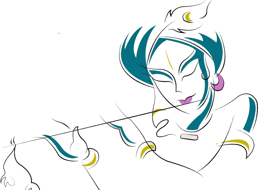 कन्हैया कन्हैया तुझे आना पड़ेगा आना पड़ेगा Krishna - Shri Krishna Name Logo (1200x630), Png Download