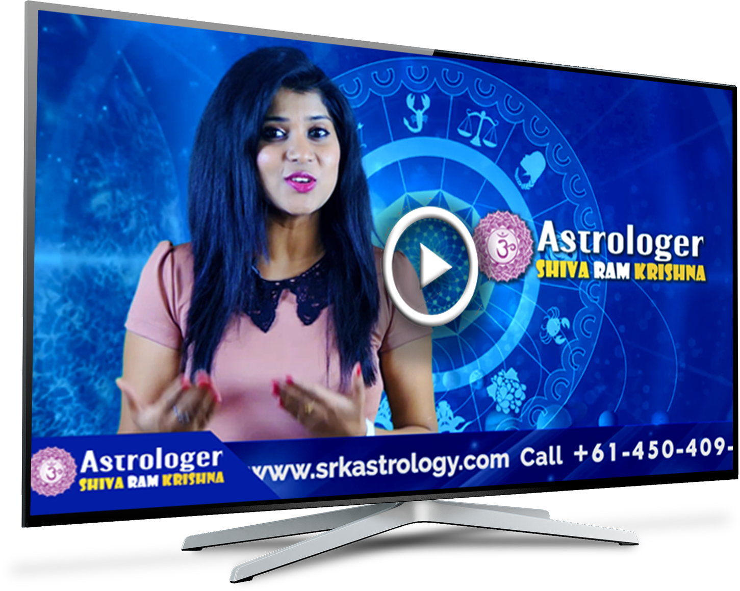 Astrologer Shiva Rama Video - Led-backlit Lcd Display (1451x1159), Png Download