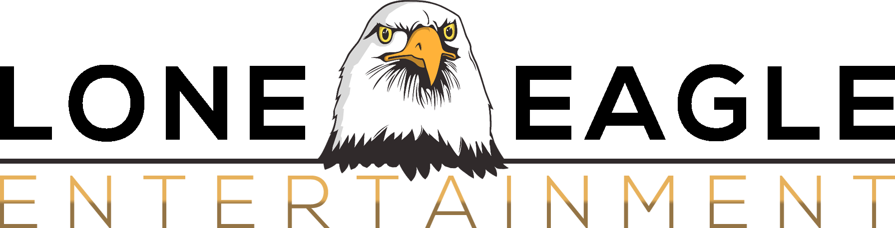Lone Eagle Entertainment At Startwell - Bald Eagle (1792x457), Png Download