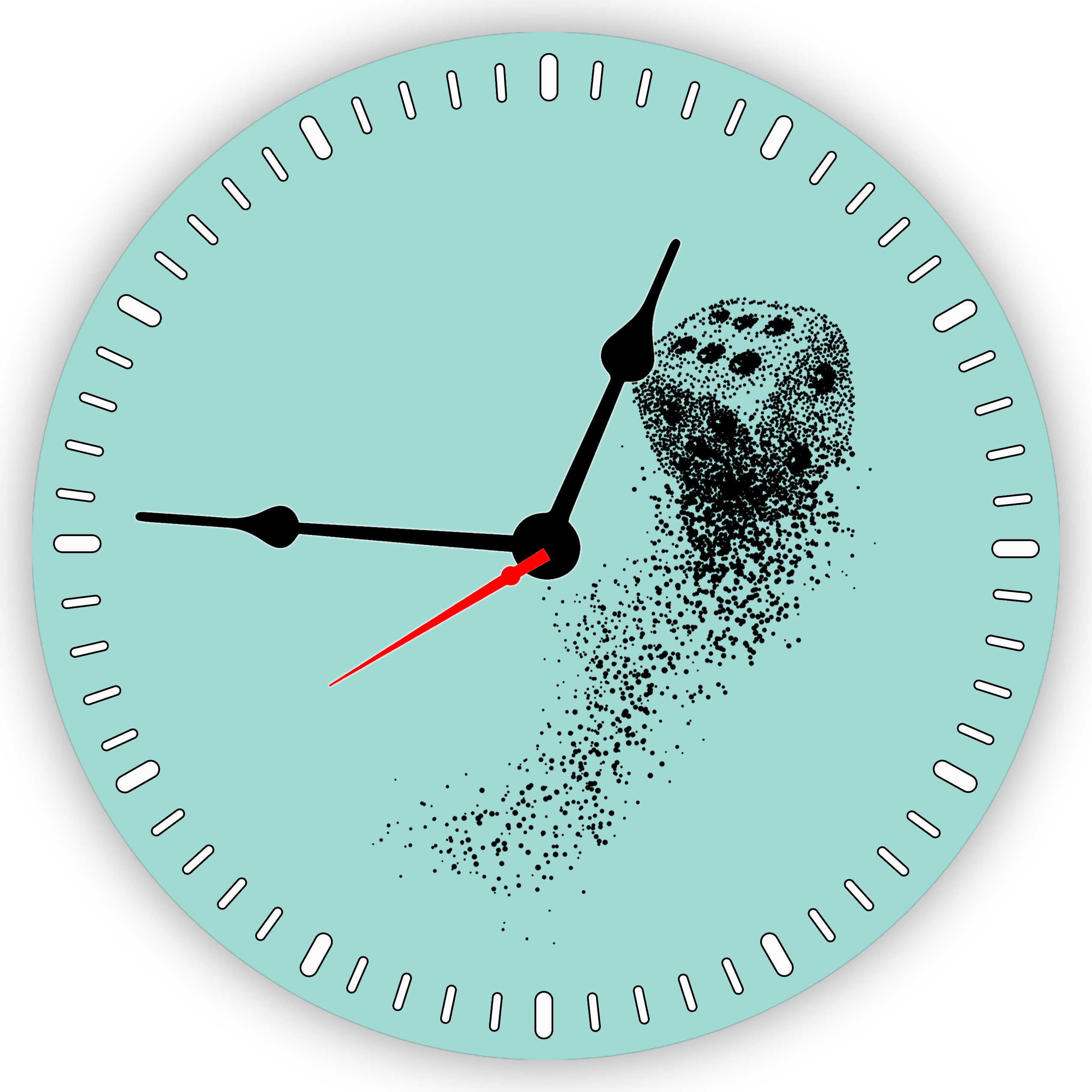 Dice Diwali Clock - Wall Clock (2550x2550), Png Download